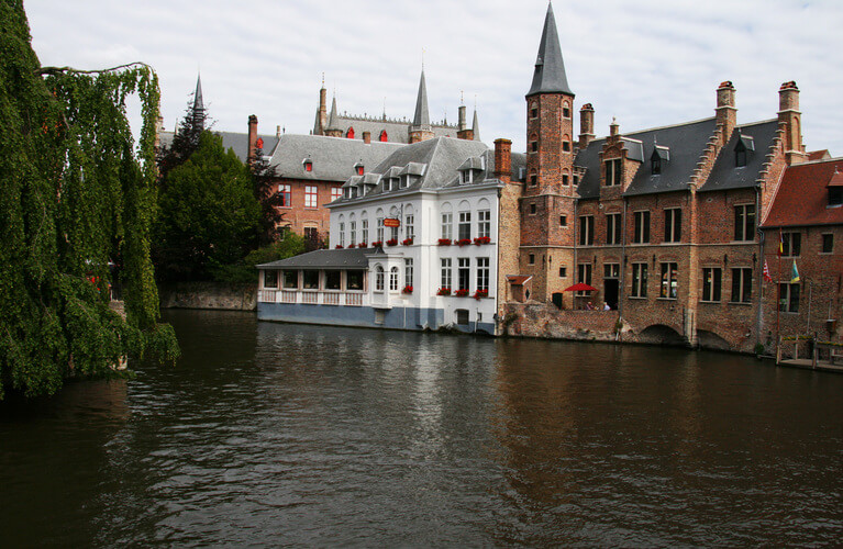 Canal view in Bruges