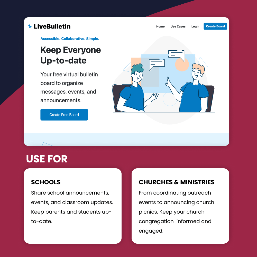 USE FOR SCHOOLS OR CHURCHES