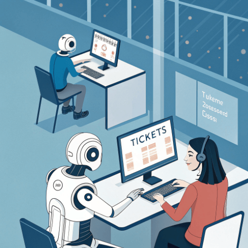 AI summarizing helpdesk tickets