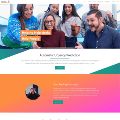 Screenshot of my capstone project